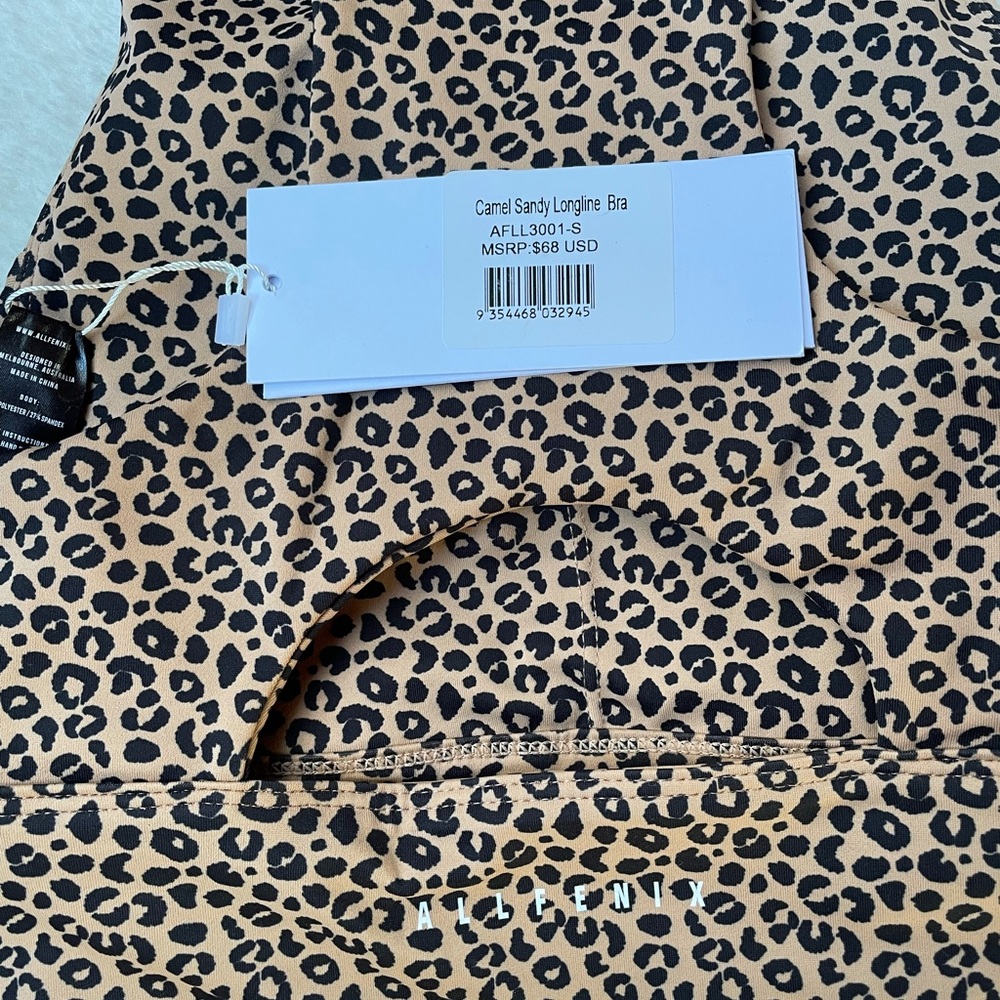 ❌ SOLD ❌ All Fenix Leopard-print Longline Sports Bra NWT - Picture 8 of 11